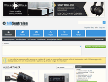 Tablet Screenshot of hifisentralen.no